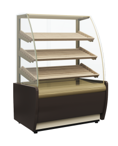 Витрина хлебная Carboma K70 N 0,9-1 LIGHT Bread 0013-0430 (со стеклом)