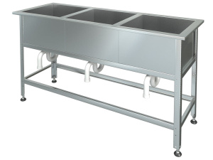 Ванна моечная МариХолодМаш М-3-0,45-0,7/2,0 (нержавейка)