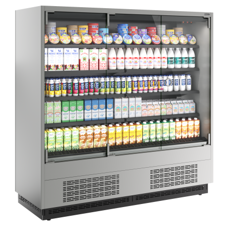 Горка холодильная Carboma FC20-07 VM 1,9-1 0030 LIGHT фронт X0 9006-9005 (версия 2.0)